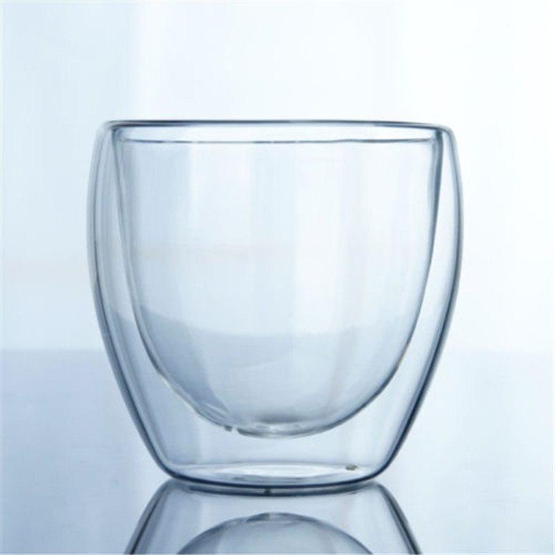 Glass Double Wall Coffee Cup