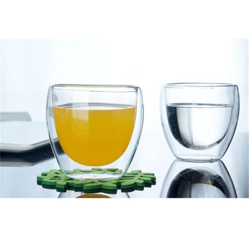 Glass Double Wall Coffee Cup