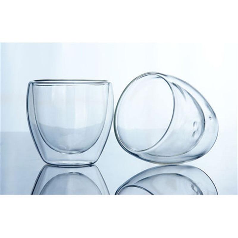 Glass Double Wall Coffee Cup