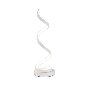 Contemporary Spiral LED Desk Lamp