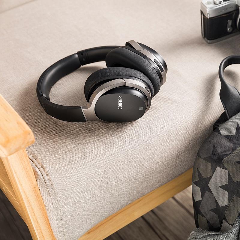 EDIFIER W830BT HIFI Bluetooth Headphones Noise Isolation Wireless Over-Ear Bluetooth 4.1 Headset Support NFC Apt-X Built-in Mic
