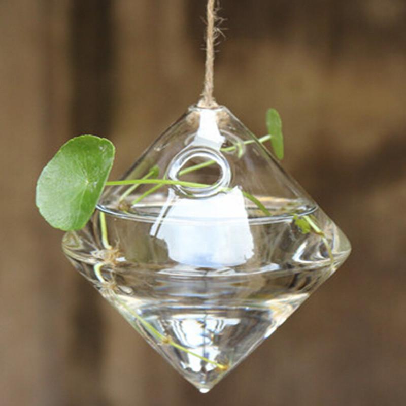 Geometric Crystal Flower Vase