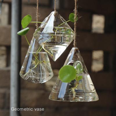 Geometric Crystal Flower Vase