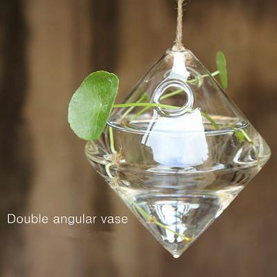 Geometric Crystal Flower Vase