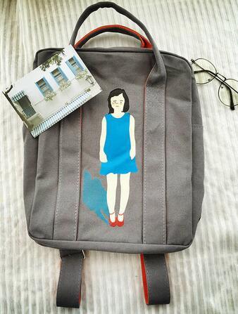 Canvas Laptop Backpack, School Bag