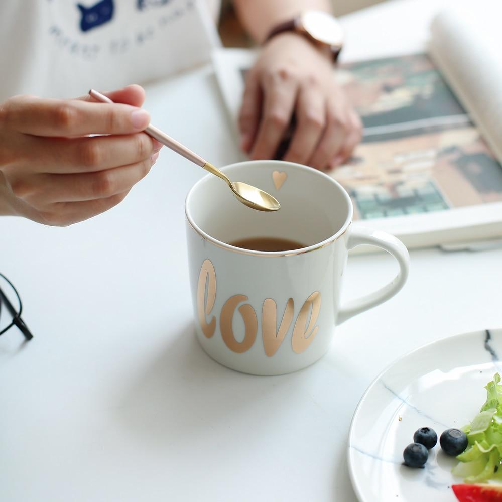 Korean Royal Pink Golden Tableware Cutlery Set Dinner Knife S poon Fork Sets 18/8 Stainless Steel Western Gold Dinnerware Set