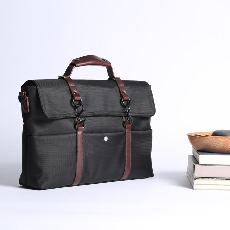 New Group Portable KUMON Waterproof Laptop Briefcase Fashion Business Men Handbags Crossbody Bag Men's Travel Bags