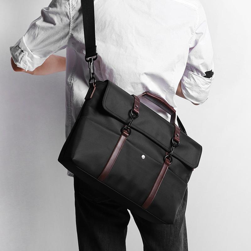 New Group Portable KUMON Waterproof Laptop Briefcase Fashion Business Men Handbags Crossbody Bag Men's Travel Bags