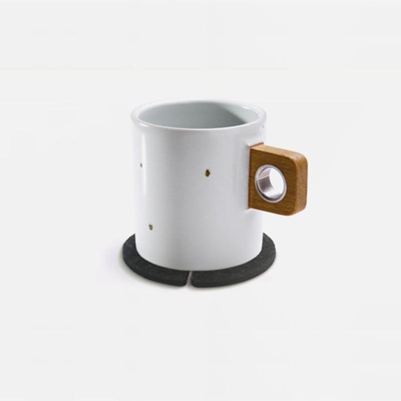 Sheep Shape Anti Slip Drink Coasters Insulated Round Felt Cup Mats Japan Style Creative Home/Office Decor Nordic Style Gift